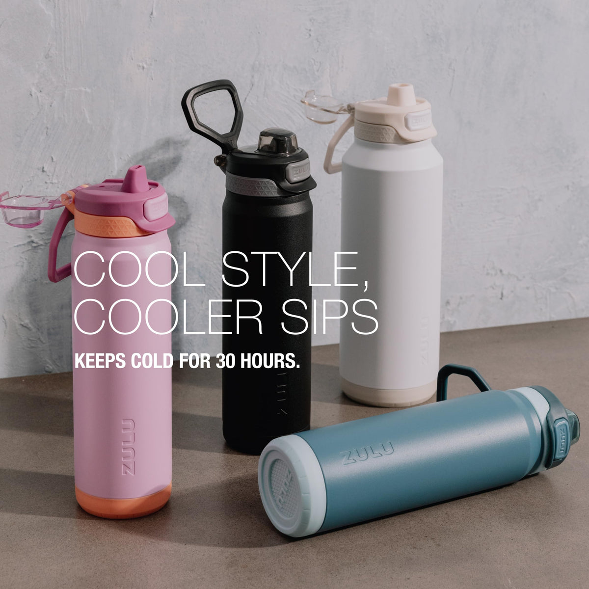 ZULU Powerfill Pro dual-spout system for sip or chug