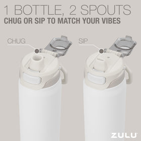 ZULU Powerfill Pro white finish supports an active lifestyle.