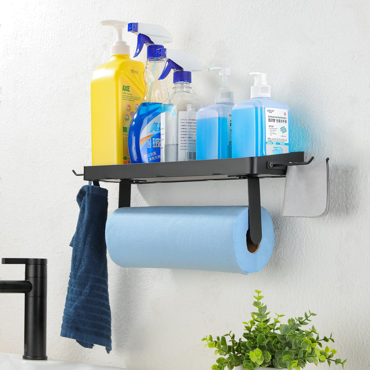 ZUNTO raised edges prevent towel tearing and keep rolls rotating smoothly.