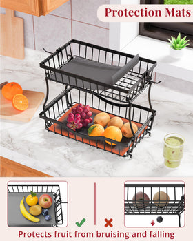 Zurklulu banana hangers detachable, keeps bananas tidy and within reach.