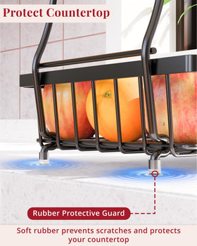 Zurklulu elevated base with non-slip pads protects counters.