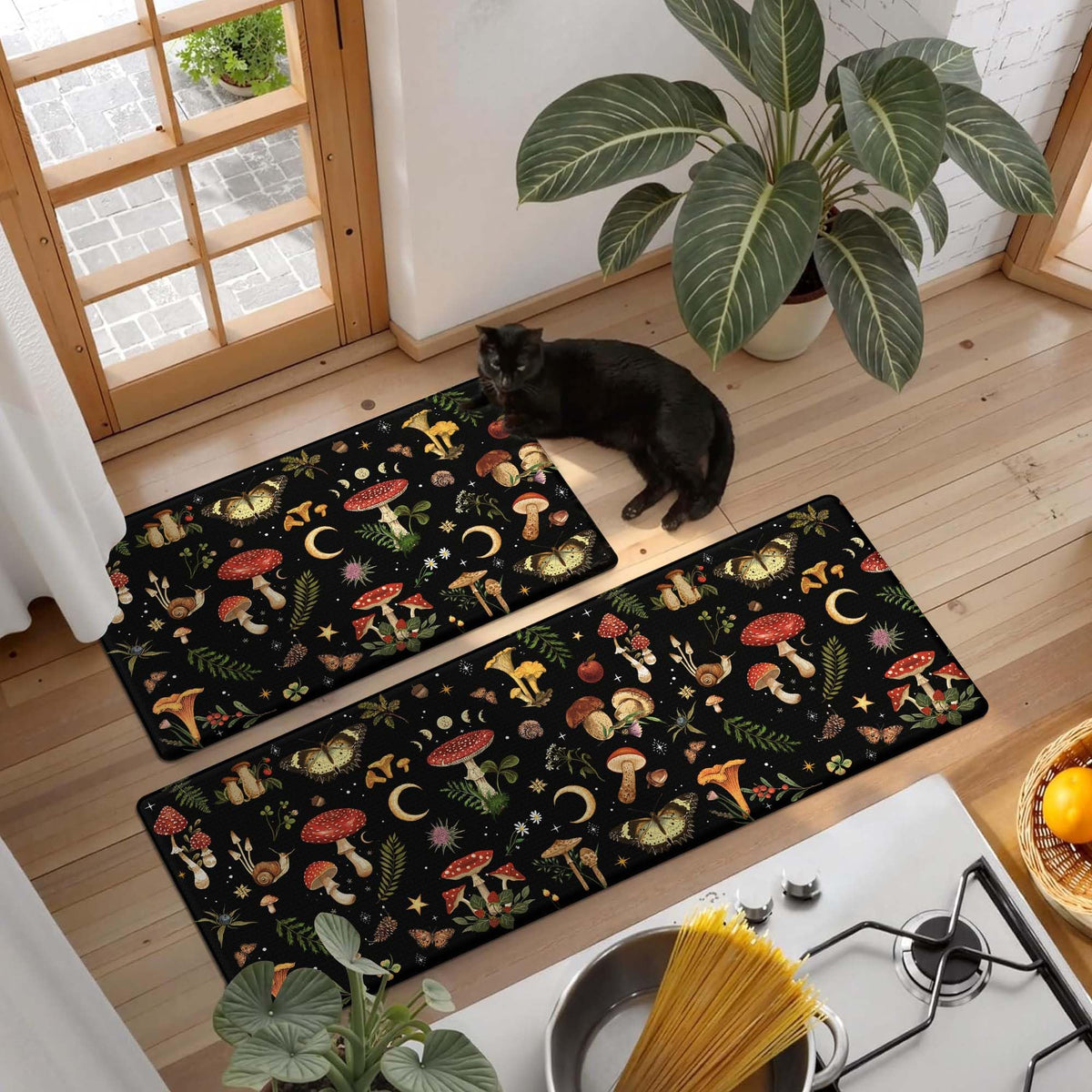 Zussun anti-fatigue memory foam mat provides cushioned comfort during long tasks.