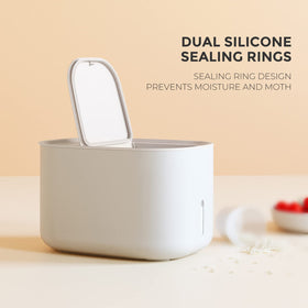 Zuutii dry food container demonstrates versatile storage for cereal, grains, and snacks.