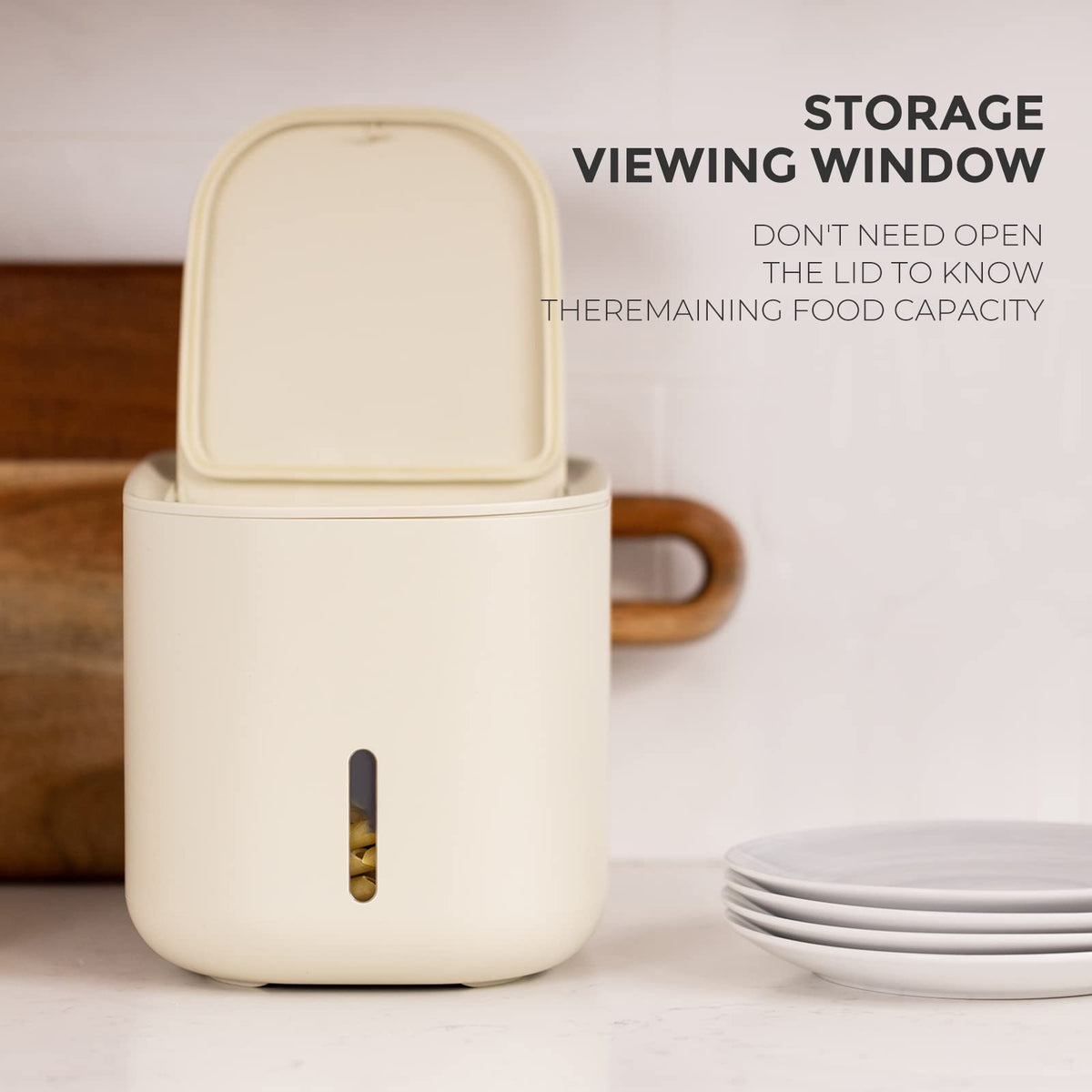 Zuutii pet food dispenser setup enables easy portioning for pets.