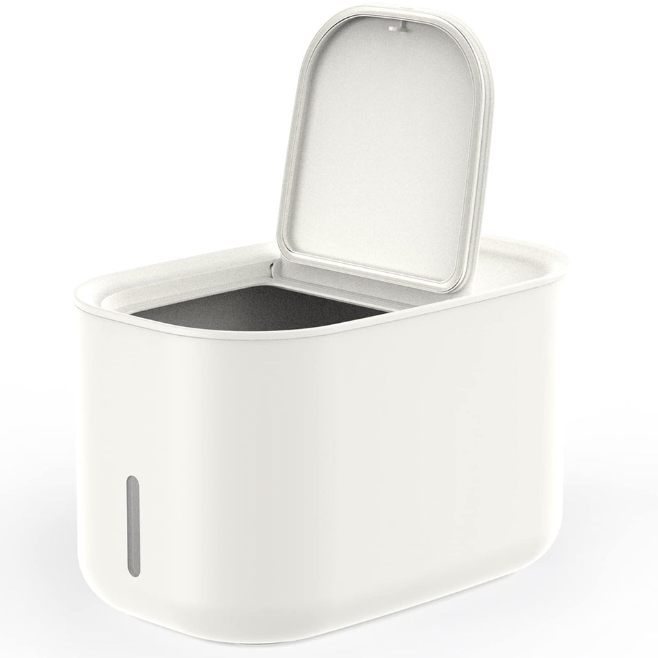 Zuutii rice storage container front view shows moisture-proof storage for staples.