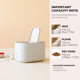 Zuutii storage bin includes a front viewing window to monitor contents.