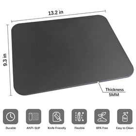 ZVP BPA-free, heat-resistant board that's dishwasher safe.