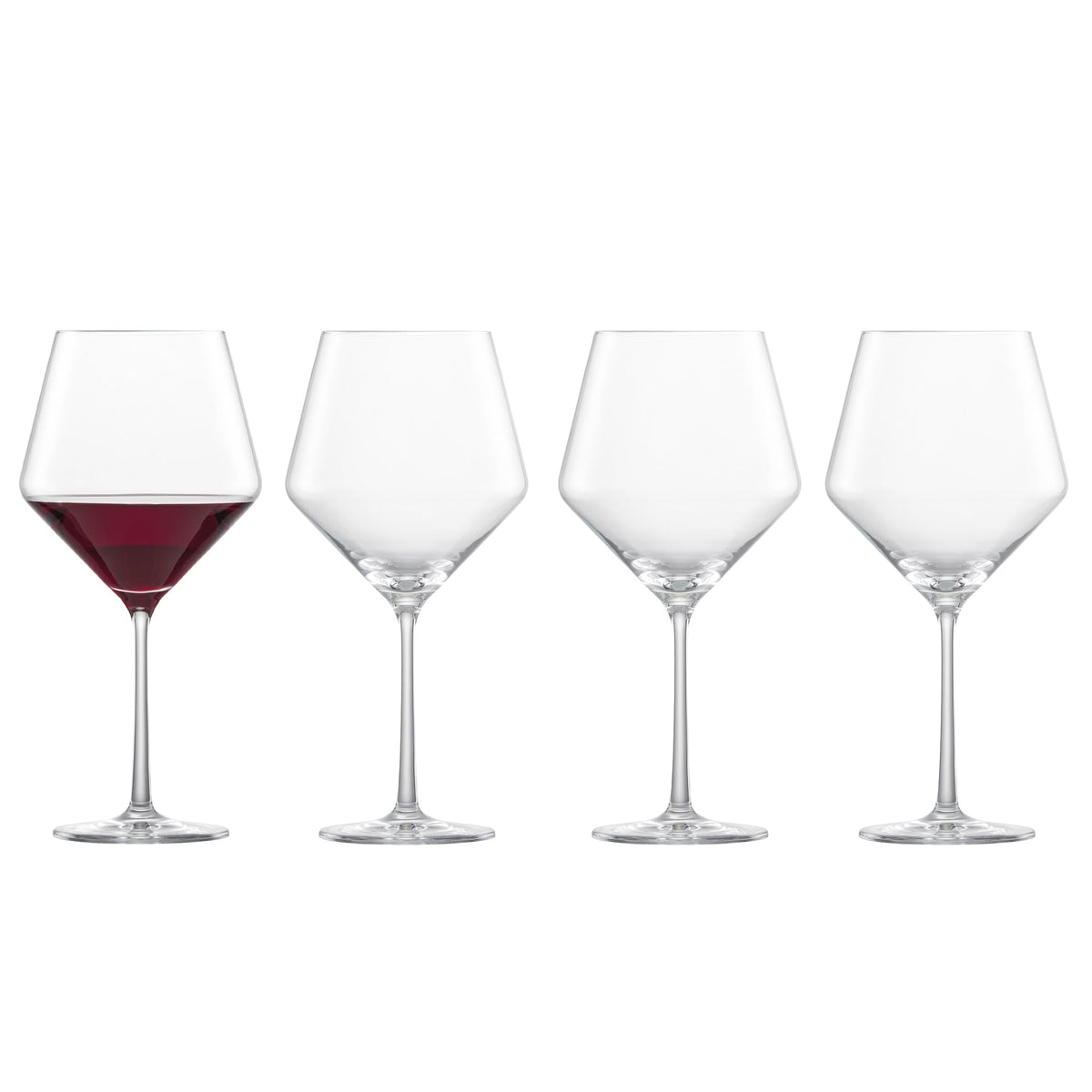 Zwiesel Glas Pure Burgundy glass close-up highlights the expansive bowl for aroma
