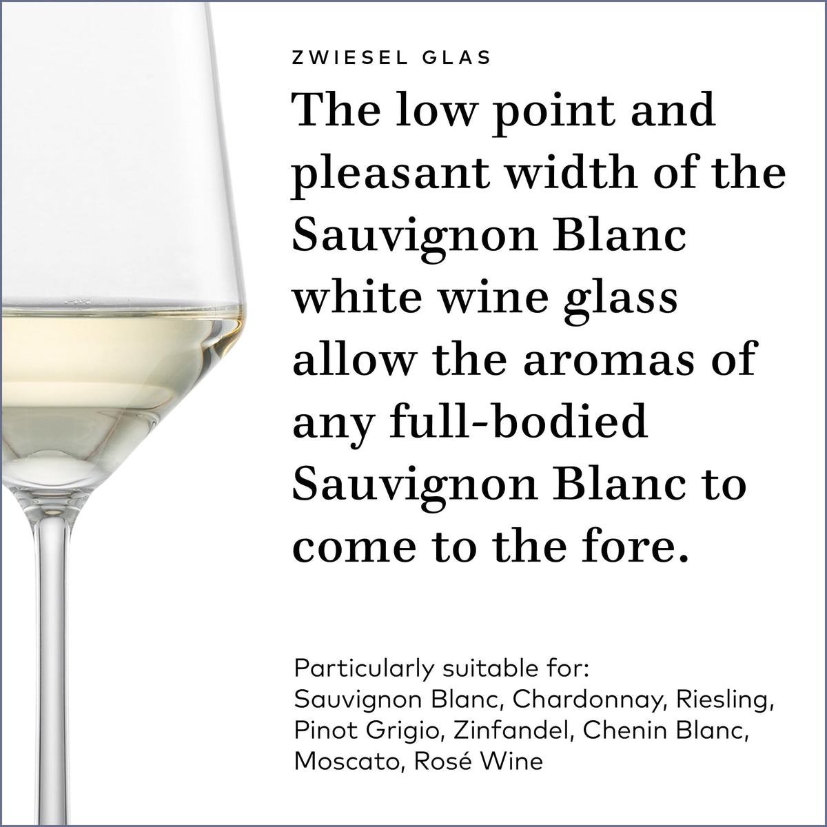 Zwiesel Glas Pure collection shot features the versatile Pure set of six glasses