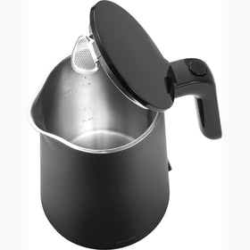 ZWILLING Enfinigy black kettle on a modern kitchen counter