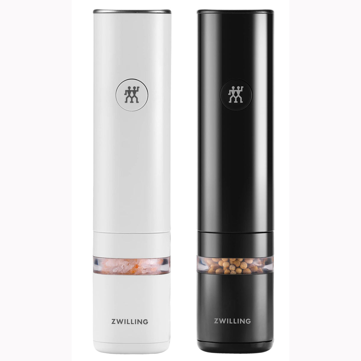 ZWILLING Enfinigy black mill with adjustable grind size for precise seasoning