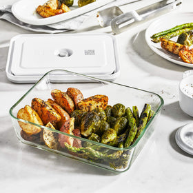 ZWILLING Fresh & Save gratin dish ready for reheating and storage