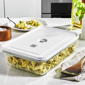 ZWILLING Fresh & Save medium glass container protects flavors with an airtight seal