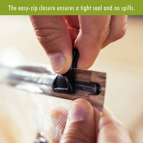 ZWILLING Fresh & Save liquid barrier close-up prevents spills during sealing