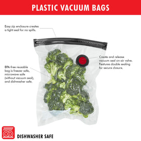 ZWILLING Fresh Save medium vacuum bags seal in flavor for meals