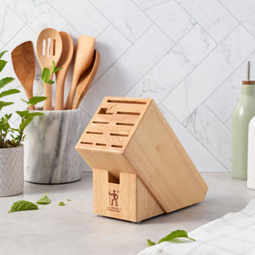 ZWILLING J.A. Henckels block with shears and honing steel slot
