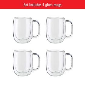 ZWILLING Sorrento Plus 12oz mug ideal for cappuccinos and cozy beverages.