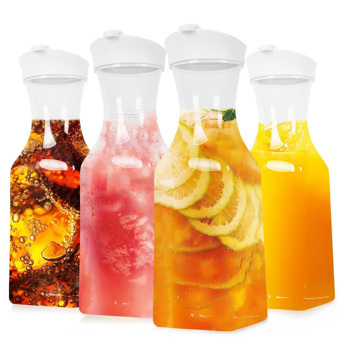 ZWYSLFCY mimosa carafe with lid shows 1L capacity for brunch service.