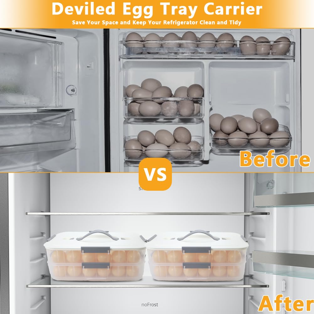 Zxbaers multipurpose deviled egg tray ideal for parties and picnics.