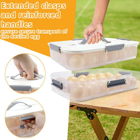 Zxbaers syringe kit for deviled eggs with seven needles for decorative piping.
