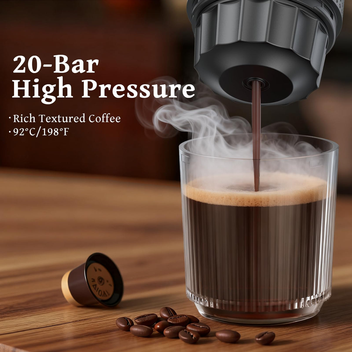 zxfcfo 20-bar extraction system delivers crema-rich espresso