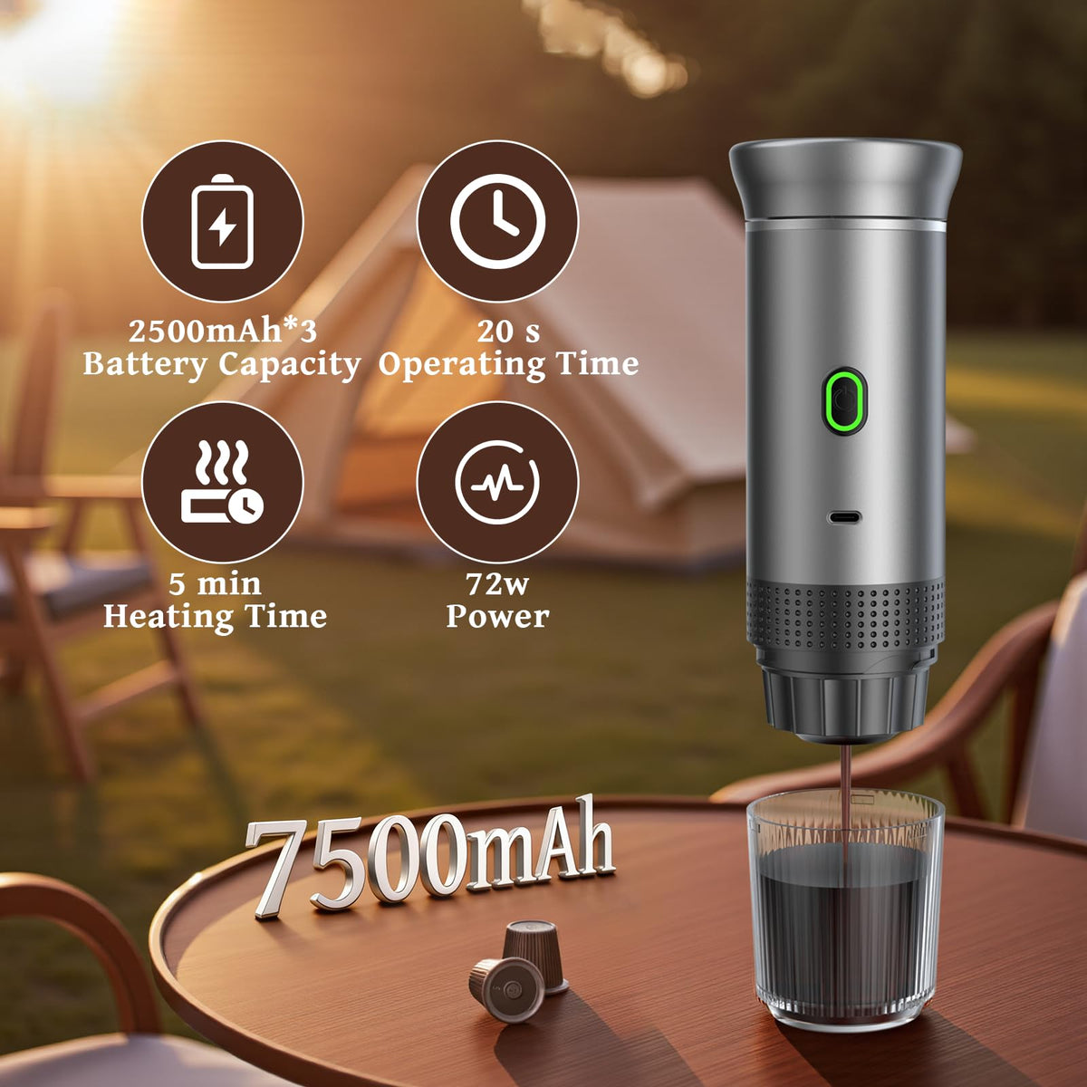 zxfcfo USB-C heating enables fast, convenient brewing anywhere