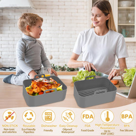 ZXZMZT two-pack liners offer quick meal prep and easy back-to-back cooking.