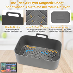 ZXZMZT eco-friendly reusable liners minimize waste and mess in the kitchen.