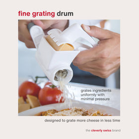 Zyliss Classic Rotary Cheese Grater NSF certified for reliable kitchen safety.