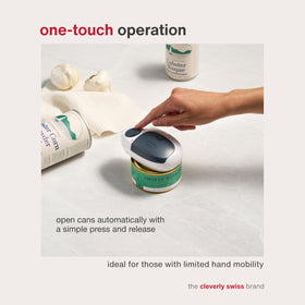 Zyliss EasiCan offers hands-free operation for convenience.