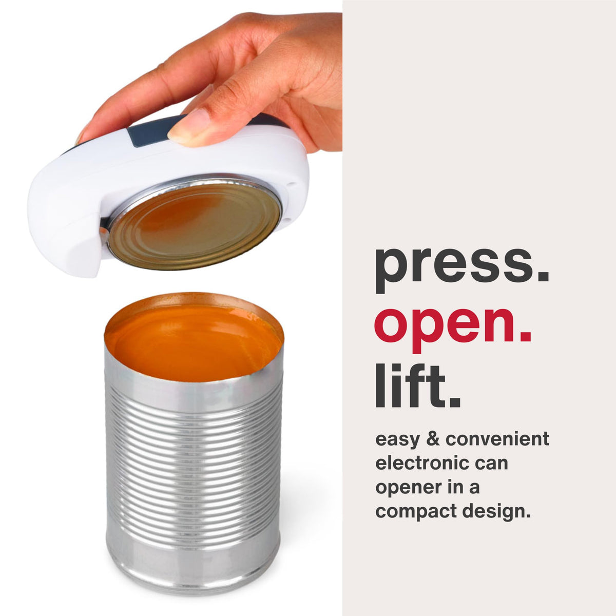 Zyliss EasiCan uses a magnetic lid for safe disposal.