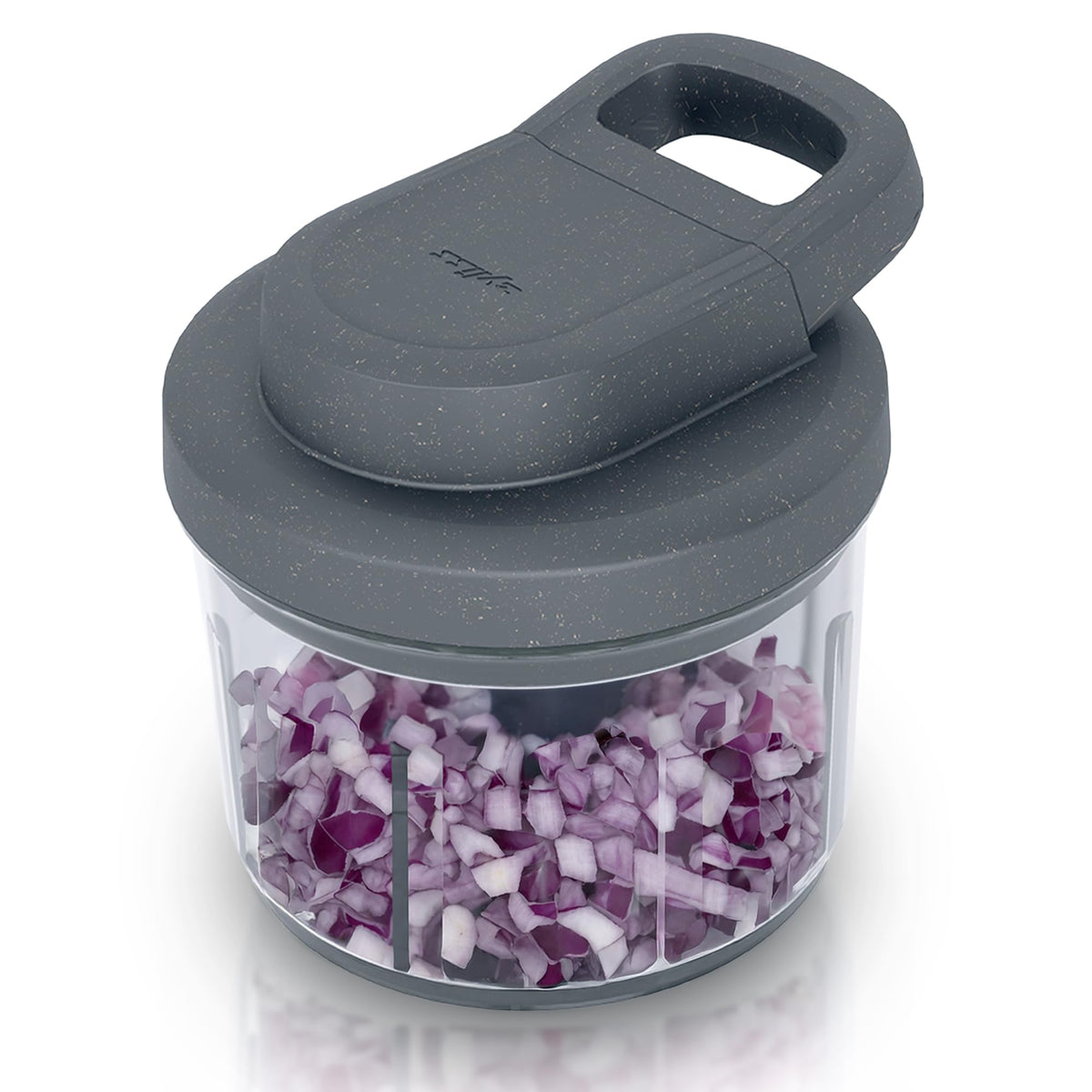 Zyliss Easy Pull Food Chopper bowl for bulk vegetable prep.