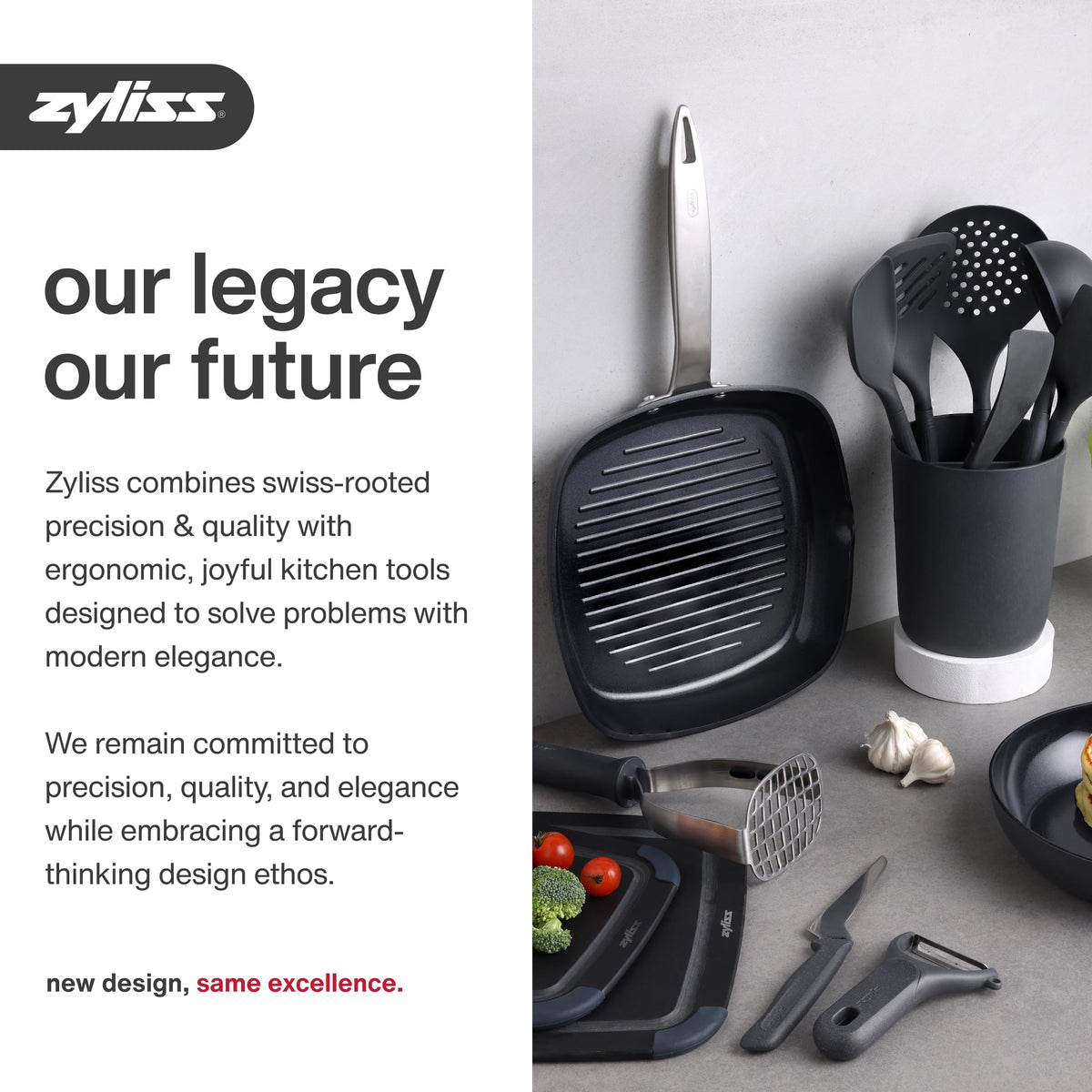 Zyliss Susi 4 garlic press dishwasher-safe for easy cleanup.