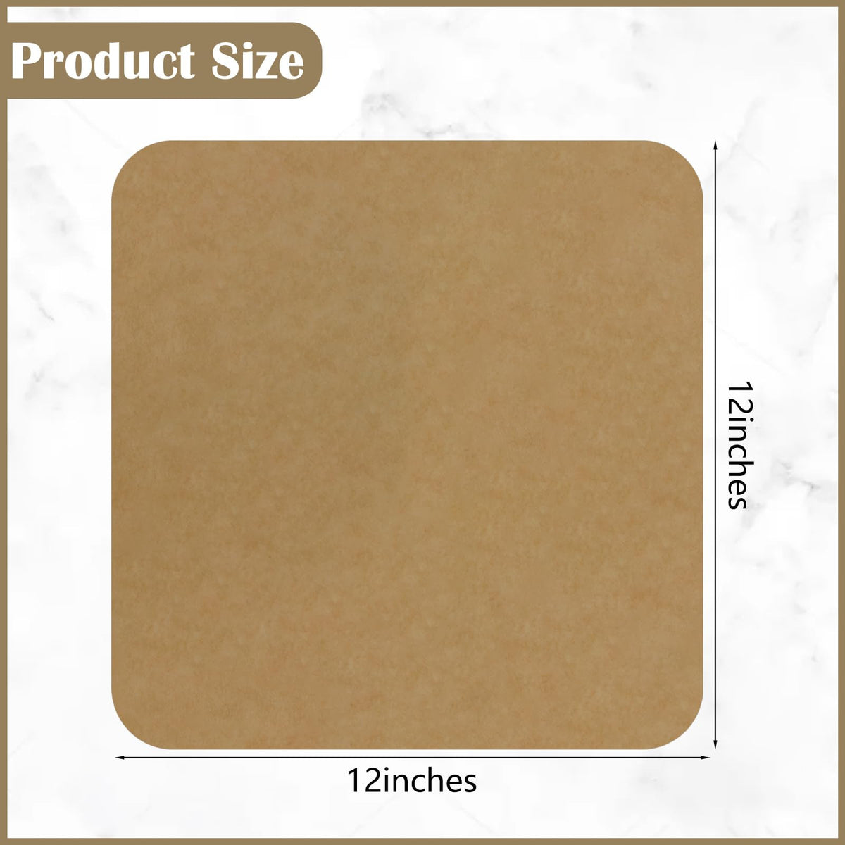 ZYP pre-cut square parchment paper for precise sizing and quick setup.