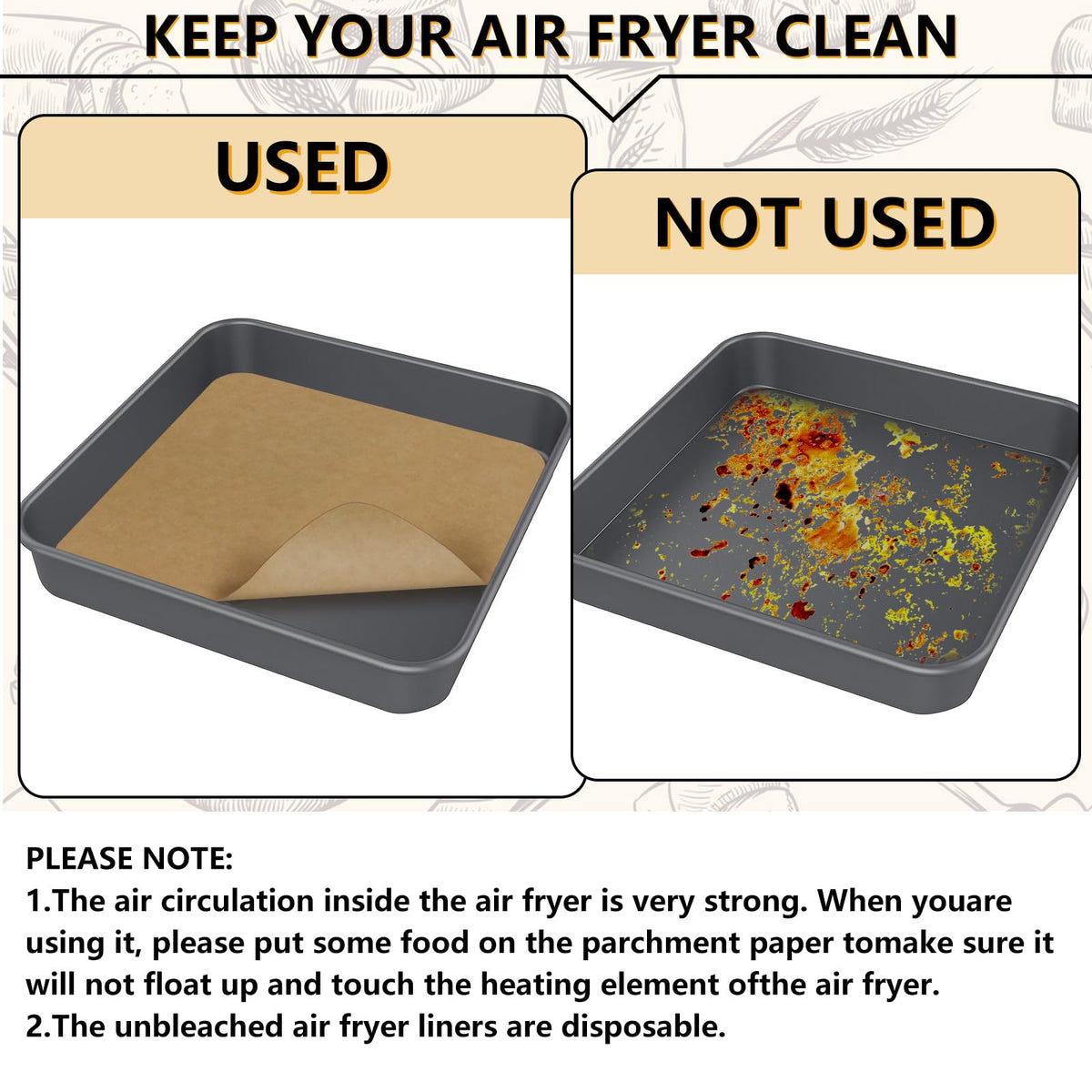 ZYP unbleached parchment made from natural wood pulp preserves flavor and safety.