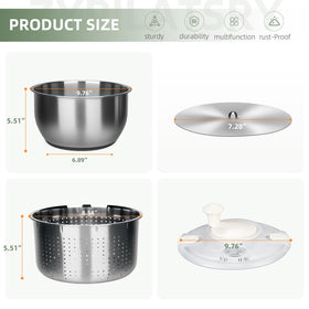 Zypilatsry locking clips demonstrate splash-control during prep.