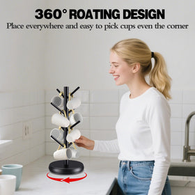 ZYZWTG double bamboo base keeps the stand stable and wobble-free