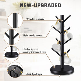 ZYZWTG versatile stand stores mugs and small jewelry like necklaces and bracelets