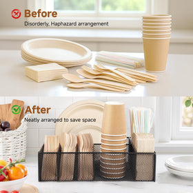ZZDWLDHA event-ready organizer for indoor or outdoor dining.