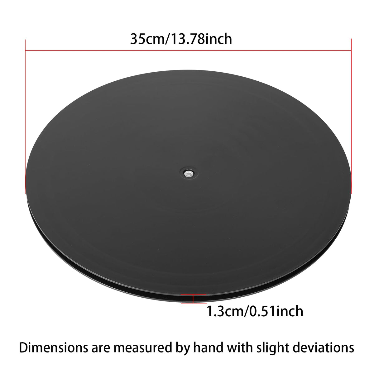 ZZRANYE anti-slip groove keeps items steady during rotation