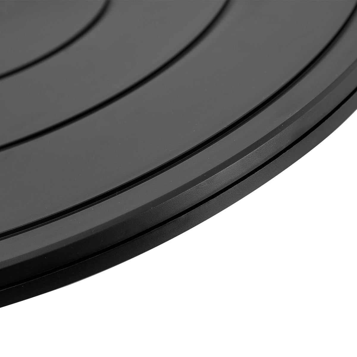 zzranye anti-slip groove turntable keeps items stable while enabling smooth 360-degree access